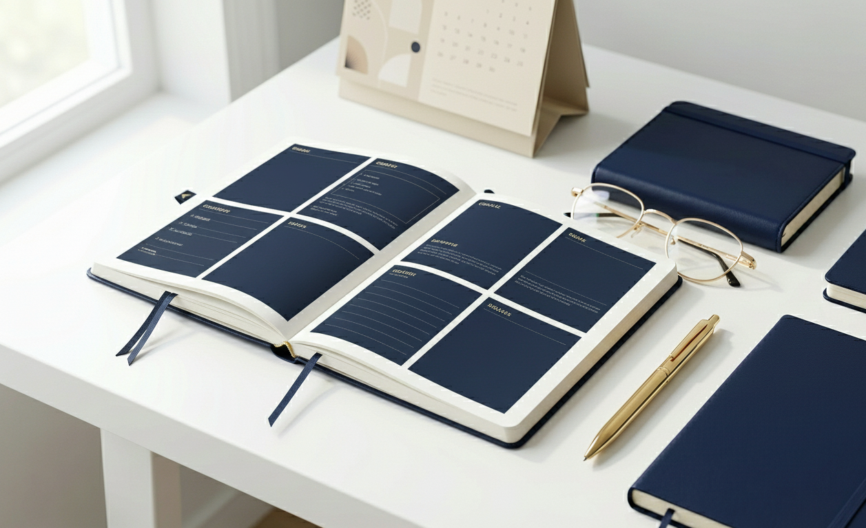 چرا داشتن یک دفتر برنامه‌ریزی ضروری است؟ راهنمای خرید پلنر + معرفی مدل‌های کاربردی رث‌گرافیک