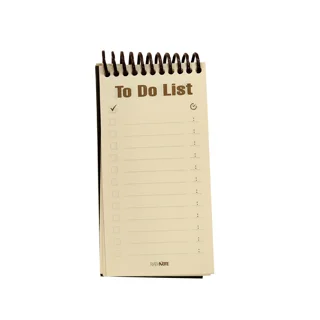 نمای داخلی دفترچه یادداشت تو دو لیست (to do list)