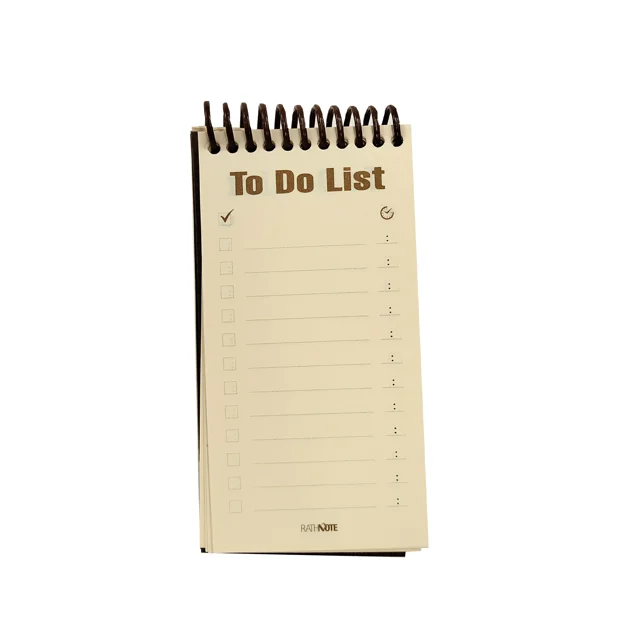 نمای داخلی دفترچه یادداشت تو دو لیست (to do list)