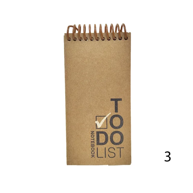 نمای زاویهدار دفترچه یادداشت تو دو لیست (to do list)