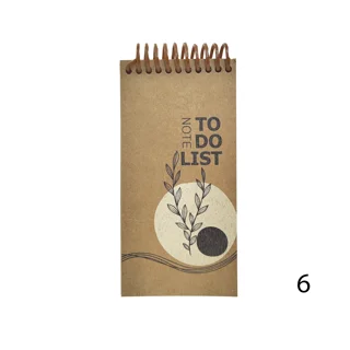 نمای جلد دفترچه یادداشت تو دو لیست (to do list)